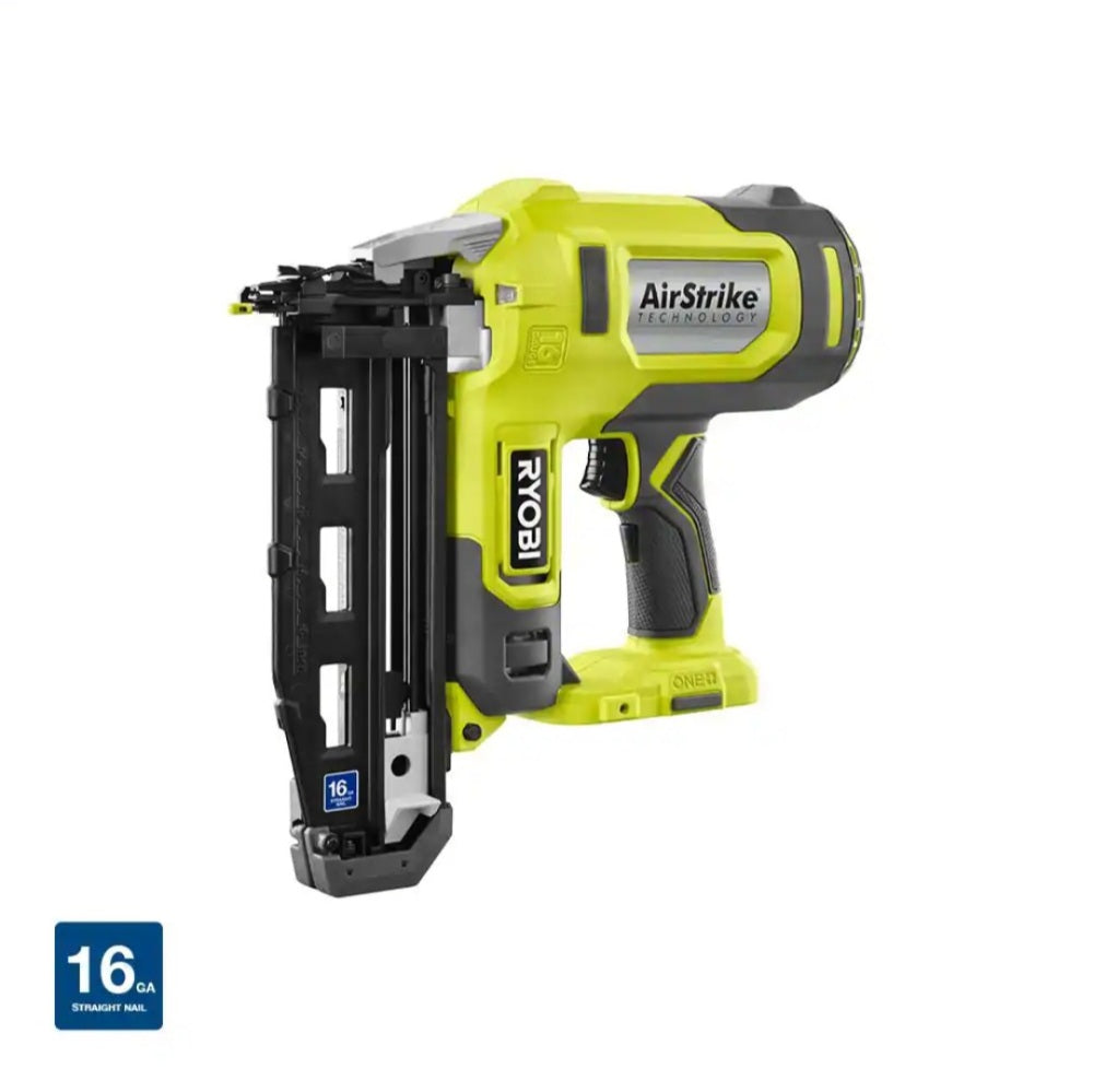 One + 18V Airstrike 16-gauge Cordless Finish Nailer (Tool Only) One + 18V Airstrike 16-gauge Cordless Finish Nailer (Tool Only)